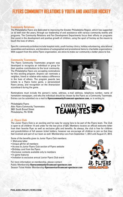 flyers media guide - Philadelphia Flyers