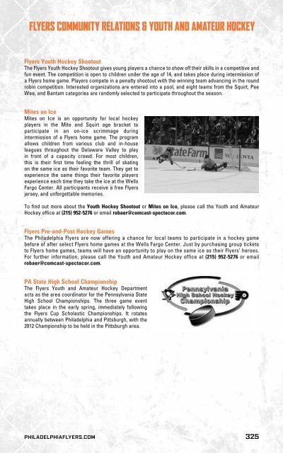 flyers media guide - Philadelphia Flyers