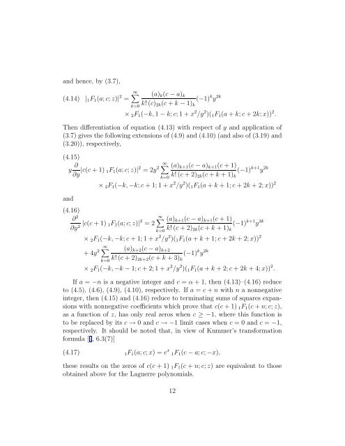 G. Gasper Using sums of squares to prove that ... - Fuchs-braun.com