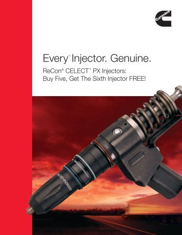 EveryTM Injector. Genuine. - Cummins Engines