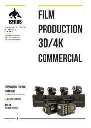 Isyrius Film Co-production Offer Phantom Flex4K Red Epic Cooke Angénieux Chrosziel