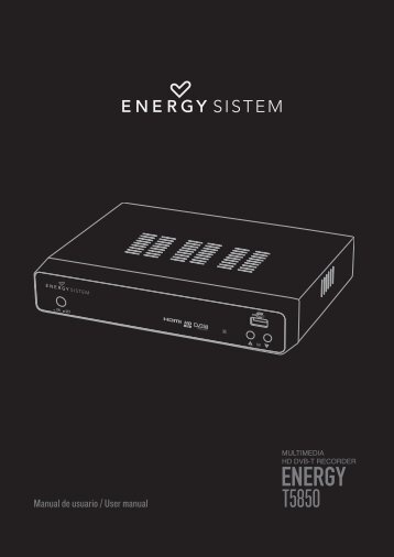 Manual de Usuario - Energy Sistem