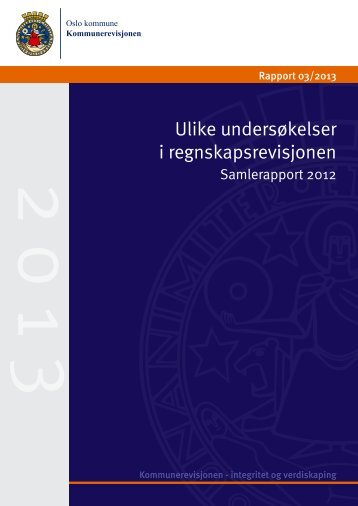 Rapport - Kommunerevisjonen
