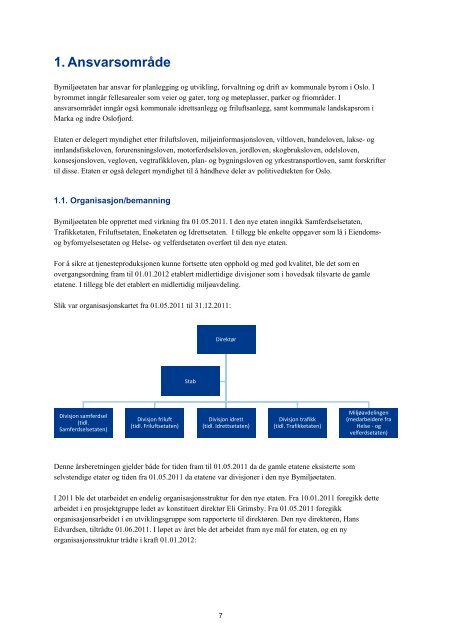 ÃRSBERETNING 2011 - BymiljÃ¸etaten