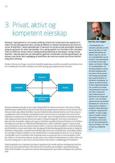 Privat eierskapsberetning - Norges Rederiforbund