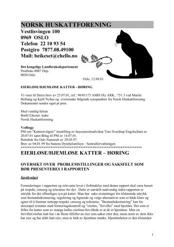 Katteutvalget - hÃ¸ringsuttalelse fra NHF - Norsk Huskattforening