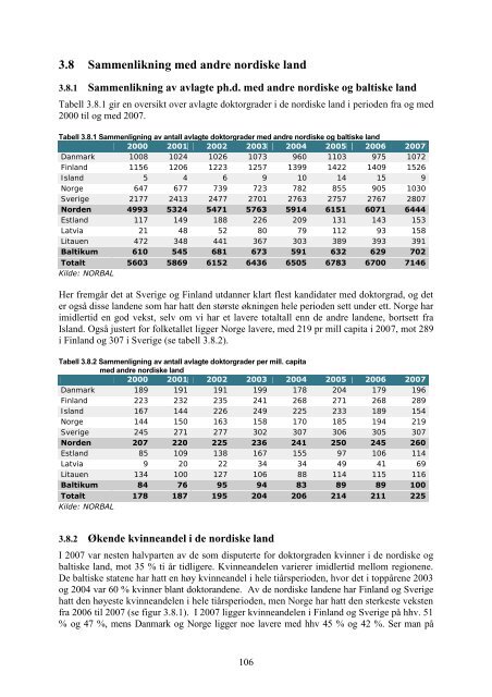 Tilstandsrapport for hÃ¸yere utdanningsinstitusjoner 2009 - DBH