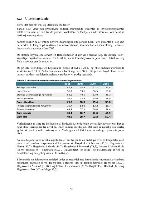 Tilstandsrapport for hÃ¸yere utdanningsinstitusjoner 2009 - DBH