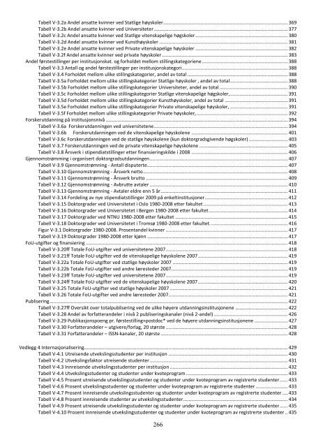 Tilstandsrapport for hÃ¸yere utdanningsinstitusjoner 2009 - DBH