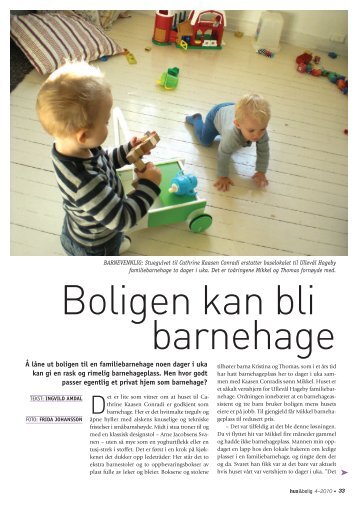 Boligen kan bli barnehage.pdf - Huseiernes Landsforbund