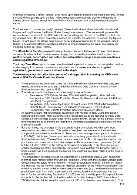 Agricultural Drought Indices - US Department of Agriculture