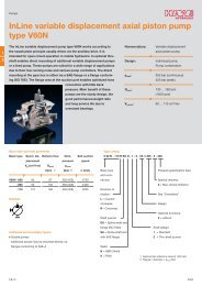 InLine variable displacement axial piston pump type ... - Hidracomp