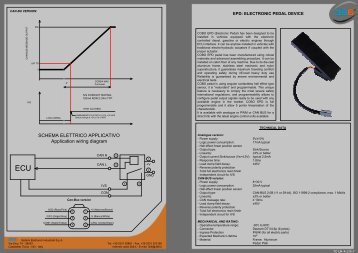 SCHEMA ELETTRICO APPLICATIVO Application wiring ... - 3b6.it