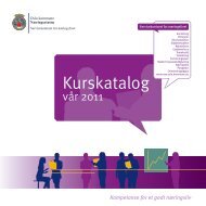 Kurskatalog - NÃ¦ringsetaten