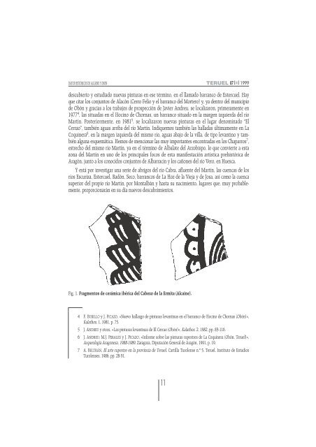 DATOS HISTÃRICOS DE ALCAINE Y OBÃN - Revista Teruel ...