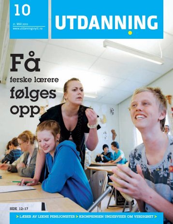 Utdanning nr 10 â 2010 [pdf] - Utdanningsnytt.no