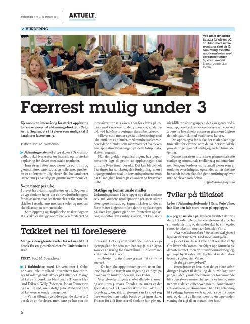 Utdanning nummer 04 2011 - Utdanningsnytt.no