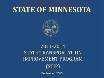 STATE OF MINNESOTA - Minnesota State Legislature