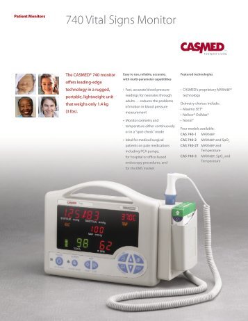 CAS 740 Vital Signs Monitor