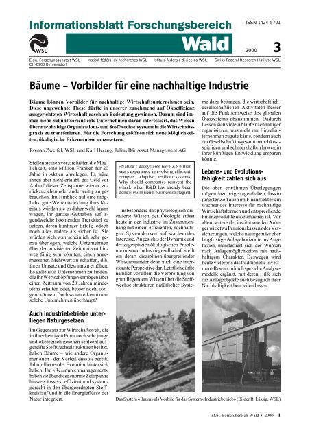 Infoblatt Wald - Natkon.ch - Home