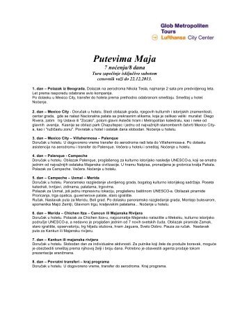 Putevima Maja 2013.pdf - Glob Metropoliten