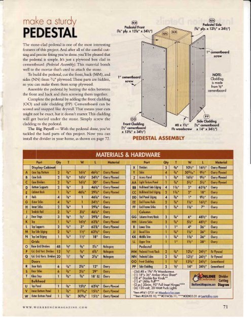 Elegant Entry Divider - Wood Tools