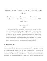 Competition and Dynamic Pricing in a Perishable Goods Market