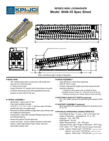 Model 8048-35 Spec Sheet - KPI-JCI