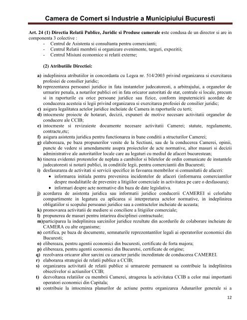 Camera de Comert si Industrie a Municipiului Bucuresti - CCIB