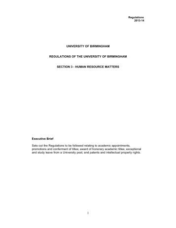 Regulations Section 3 - Human Resource Matters (PDF - 159KB)