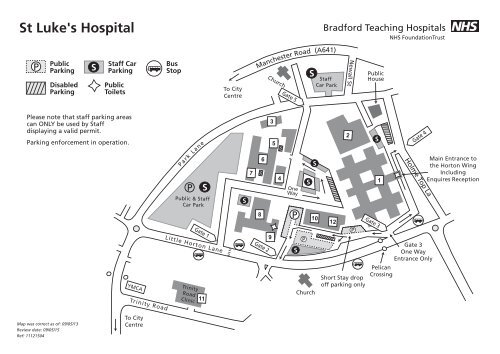 NEW SLH Map.pdf Bradford Teaching Hospitals NHS Foundation