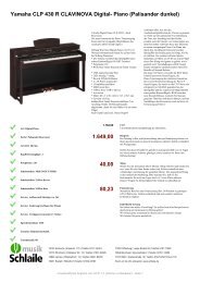 Yamaha CLP 430 R CLAVINOVA Digital- Piano (Rosenholz)