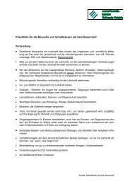 Checkliste fÃ¼r die Besuche von Schulklassen auf dem Bauernhof