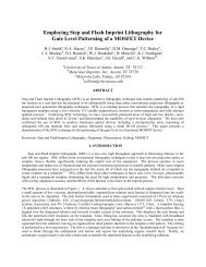 MOSFET device - Willson Research Group