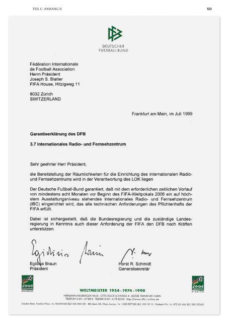 WM 2006-Abschlussbericht der Bundesregierung - des ...