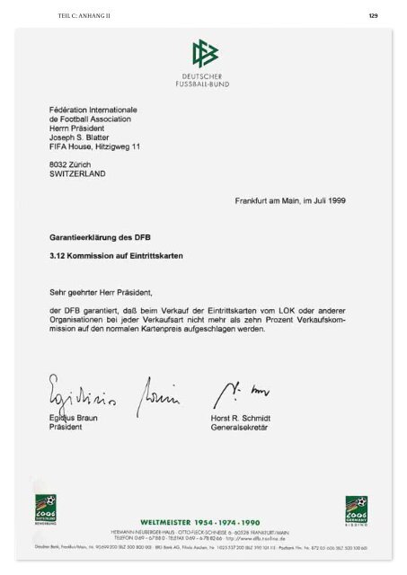 WM 2006-Abschlussbericht der Bundesregierung - des ...