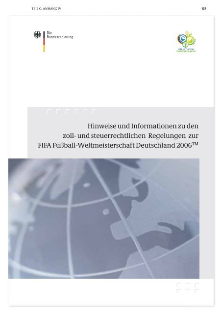 WM 2006-Abschlussbericht der Bundesregierung - des ...