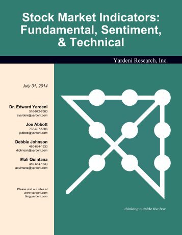 Stock Market Sentiment & Technical Indicators - Dr. Ed Yardeni's ...