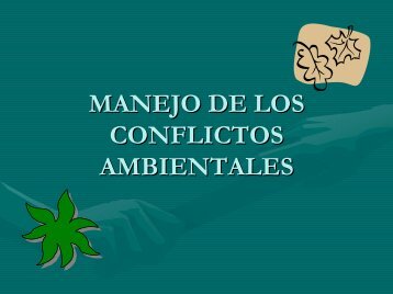 Manejo de Conflictos Ambientales - Condesan