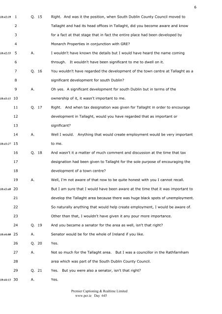 3 4 CHAIRMAN: Good morning, Ms. Dillon. 5 6 - The Tribunal of ...