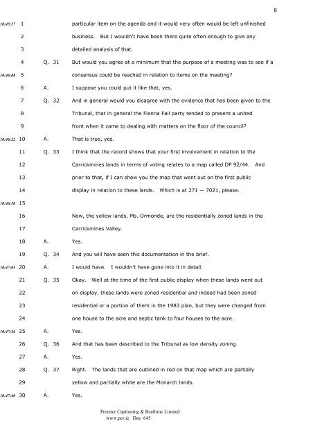 3 4 CHAIRMAN: Good morning, Ms. Dillon. 5 6 - The Tribunal of ...