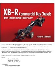 Freightliner XBR Rear Engine Chassis