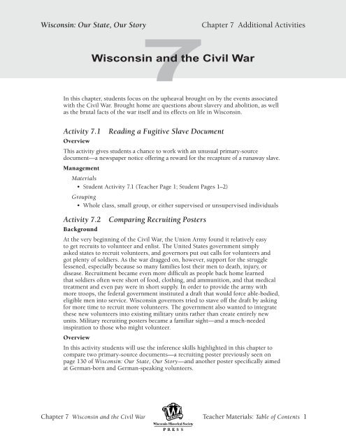 Chapter 7 - All Activities
