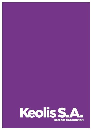 Rapport financier Keolis S.A.