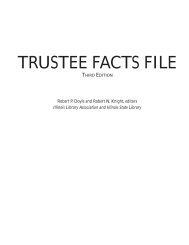 TRUSTEE FACTS FILE - Illinois Library Association