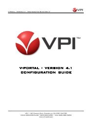 V-PORTAL - VERSION 4.1 AL - VERSION 4.1 ... - VPI