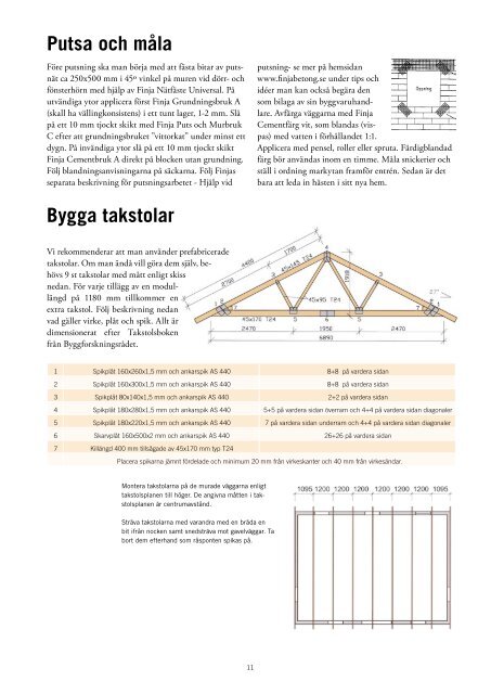 Mura ditt stall. - Finja