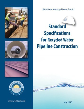 Standard Specifications - West Basin Municipal Water District