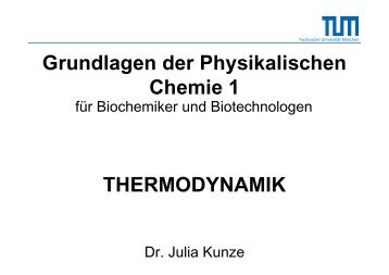 Thermodynamik Vorlesungsfolien Kapitel 5 Teil 2