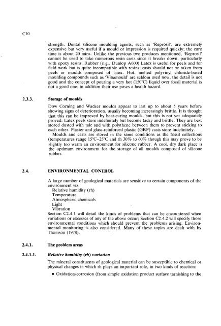 GUIDELINES FOR THE CURATION OF GEOLOGICAL MATERIALS